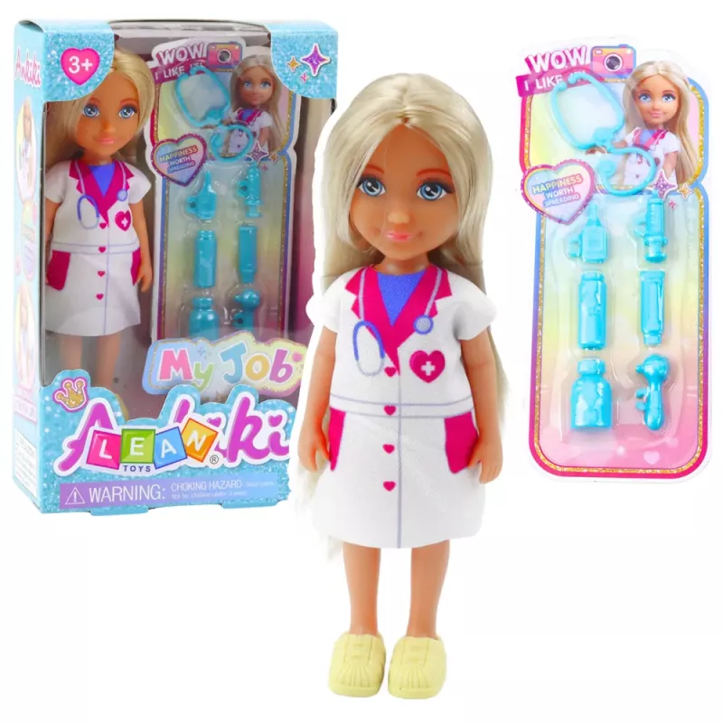 LEAN TOYS Ankiki Arsti Mininuku Komplekt Raviaksessuaaridega