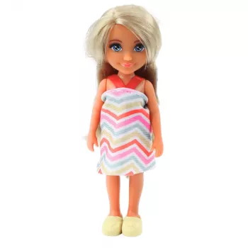 LEAN TOYS Ankiki Mini Nukukomplekt Vanniga ja Hooldustarvikutega