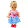 LEAN TOYS Mini Nukukomplekt kahe koera, voodi ja toidukausiga