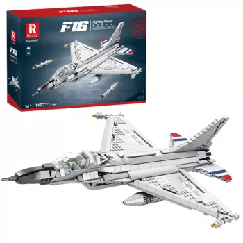 LEAN TOYS F-16 Fighting Falcon Ehituskomplekt 1427tk