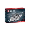 LEAN TOYS Ehitusklotsid Transpordikopter 2192el