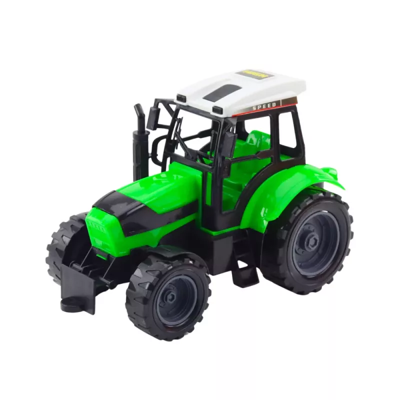LEAN TOYS Traktori ja külvikuga komplekt Farm Tractor with Seeder