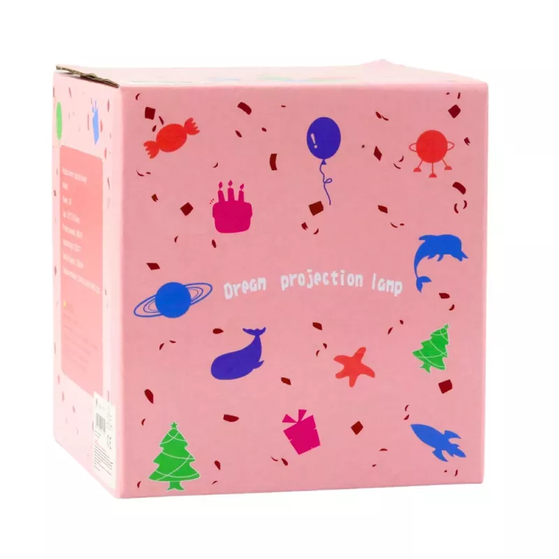 LEAN TOYS Täheprojektor lastele öövalgus 6 vahetatava projektsiooniga
