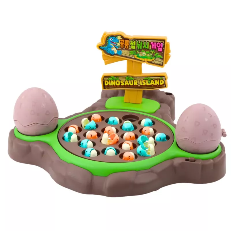 LEAN TOYS Arcade Game Dinosaur Fishing Magnetic Rods Sounds