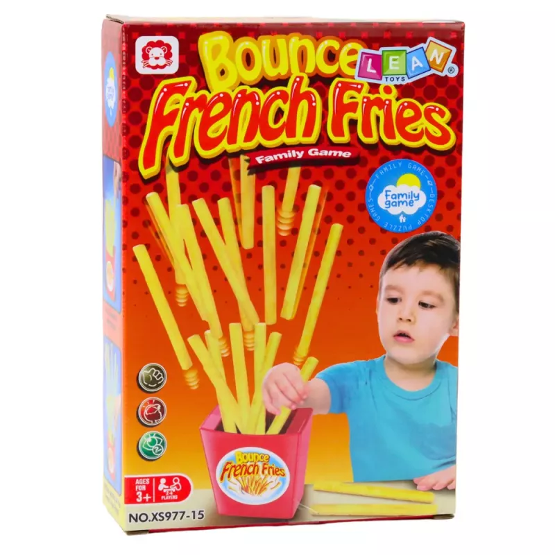 LEAN TOYS Family Arcade Game Flying Fries Jumping