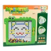 LEAN TOYS Magnetpuzzle Mosaic Dinosaur Roheline 20 Disainikaarti