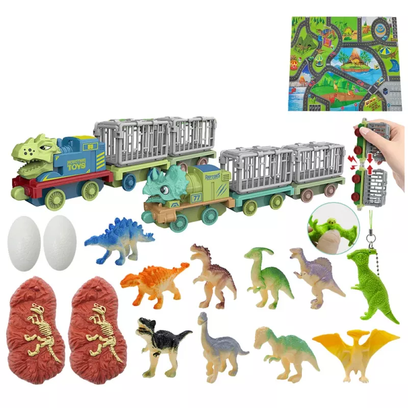 LEAN TOYS Advent Calendar For Kids Dinosaurs Figurines Accessories
