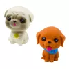 LEAN TOYS 6-pealine kummist koerakujude komplekt piiksuga ja koeramajaga transportija