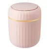 LEAN Mini Waste Bin Opening Lid Universal Elegant Pink