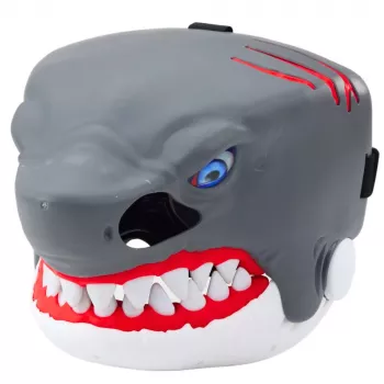 LEAN TOYS Haikostüüm Mask Avatava Suuga Valgus Heli Reguleeritav Rihm