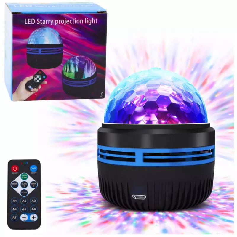 LEAN LED Star Projector Starry Night Light Light Effects Remote Control