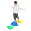 LEAN TOYS Sensoorne Haridustee - Värvilised Tasakaalukivid, 6 tk