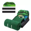 LEAN TOYS Felt Golf Training Mat, 3 Holes, 175 cm