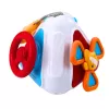 LEAN TOYS Hariv Manipulatiivne Meeltekuubik Väikelastele, Värviline 5-ühes