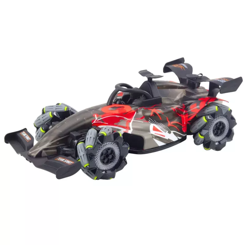 LEAN TOYS F-Spray Kaugjuhitav RC Racer 1:10 Tuled Helid Aur Punane