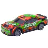 LEAN TOYS Kaugjuhitav võidusõiduauto helendava kerega oranž ja roheline