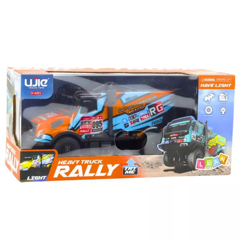 LEAN TOYS RC Veoauto Kaugjuhitav Auto Valgustatud Kerega Oranž
