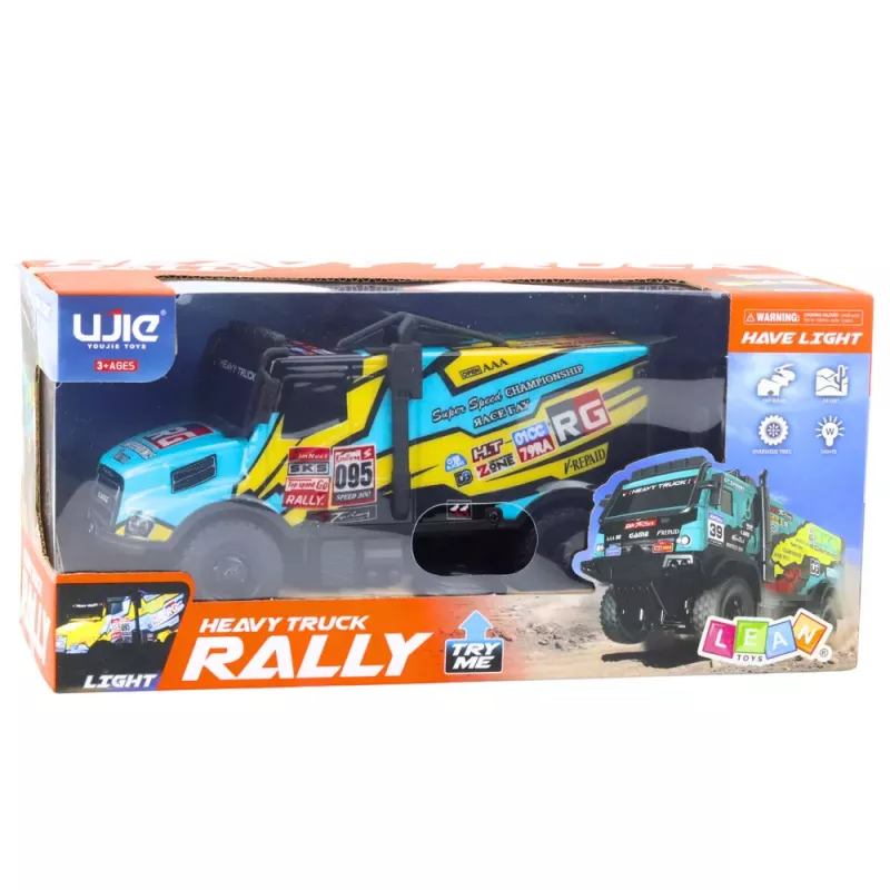LEAN TOYS RC Veok Kaugjuhitav Auto Valgustatud Türkiissinine Kere