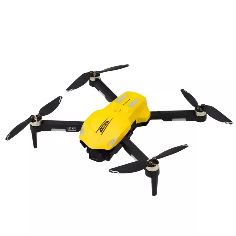 LEAN TOYS D11 Droon Kaugjuhtimine HD Kaamera WIFI Žestijuhtimine Kaugjuhtimispult Kollane