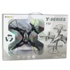 LEAN TOYS Y30 Kaugjuhitav Droon LED-tulede, 6-teljelise güroskoobi, 360° pöörlemise ja 2,4 GHz 4-kanalilise kvadrokopteriga