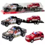 LEAN TOYS Off-Road Police Car Set with Tow Truck and Patrol Car