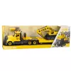 LEAN TOYS DIY Tow Truck Turning Crawler Excavator with Lights and Sounds