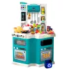 LEAN TOYS Suur lasteköök Home Chef toiduvalmistamise helide ja tarvikutega, 109 tk