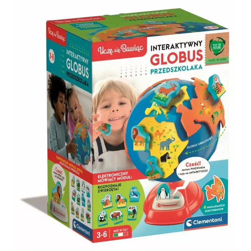 Clementoni Interactive Preschooler's Globe 50757