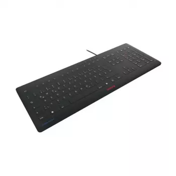 CHERRY STREAM PROTECT KEYBOARD Juhtmega USA-paigutusega Must