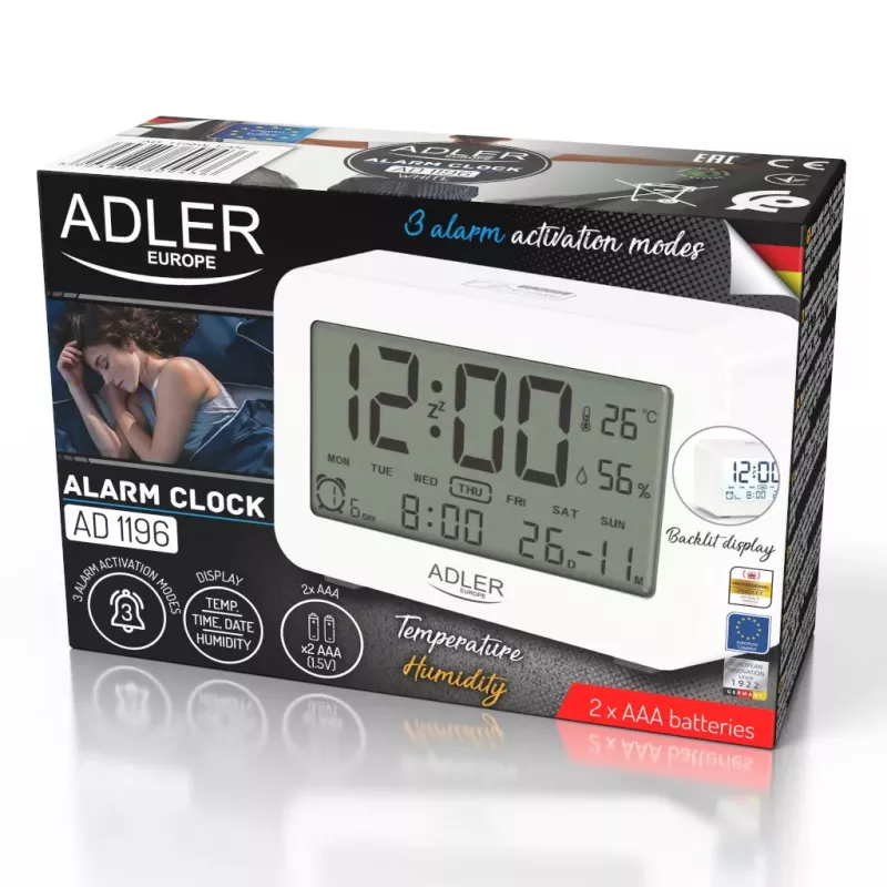 Adler AD 1196 Elektriline veekeetja 1.7L 2200W Valge