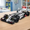 LEAN TOYS Ehitusklotsid F1 Võidusõiduauto Valge ja Punane 1235 tk