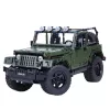 LEAN TOYS Ehitusklotsid Maastikuauto Roheline Khaki 2078 tk