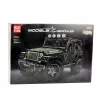LEAN TOYS Ehitusklotsid Maastikuauto Roheline Khaki 2078 tk