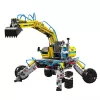 LEAN TOYS Ehitusklotsid Mobiilne Maastikuekskavaator 1392 tk