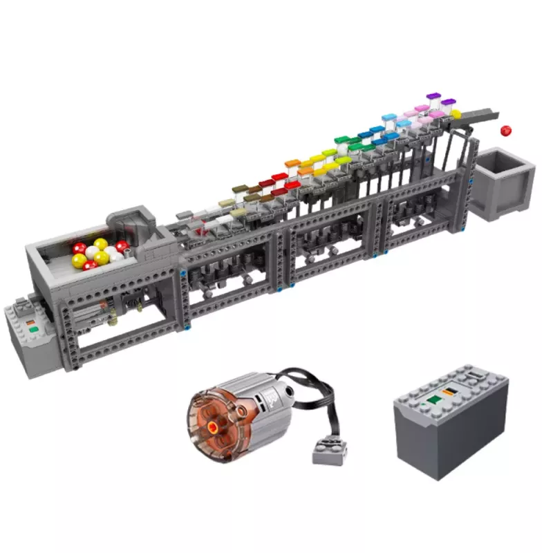 LEAN TOYS Ehitusklotsid Palliraja Elektrimootoriga 1038 tk