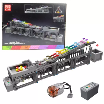 LEAN TOYS Ehitusklotsid Palliraja Elektrimootoriga 1038 tk