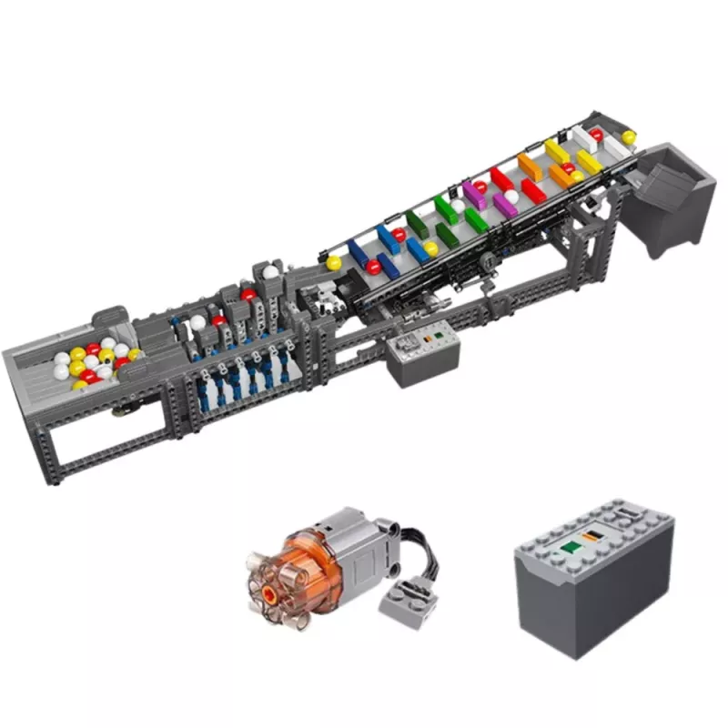 LEAN TOYS Ehitusklotsid Palliraja Elektrimootoriga 1281 tk
