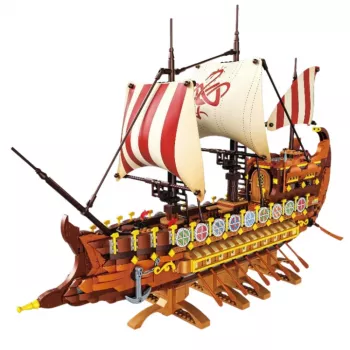 LEAN TOYS Vana-Rooma laeva ehitusklotsid 2073 tk