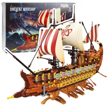 LEAN TOYS Vana-Rooma laeva ehitusklotsid 2073 tk