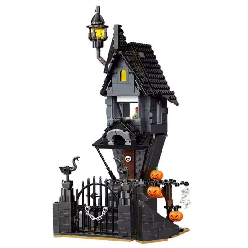 LEAN TOYS Ehitusklotsid Kummitusmaja Halloweeni Torn 581 tk