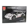 LEAN TOYS Ehitusklotsid GT Võidusõiduauto Valge 1:14 1268 tk