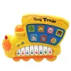 LEAN TOYS Electric Educational Piano For Toddlers Locomotive Yellow