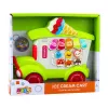 LEAN TOYS Hariduslik Elektriline Klaver Väikelastele Jäätisekiosk Roheline