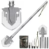 LEAN Military Shovel 16 in 1 Tactical Survival Tools Knife Fire Starter Cleaver