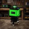 LEAN 4D Plane Laser Level 16 Lines Green with Bag and 2 Batteries