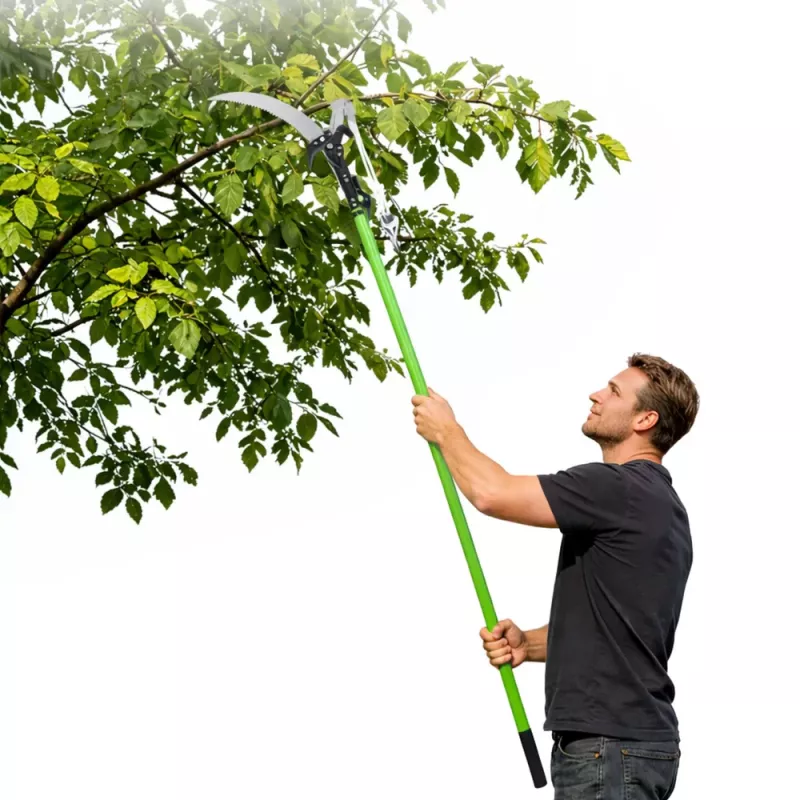 LEAN Teleskoopilised oksakäärid ja oksasaag 2in1 varrel 125-240 cm