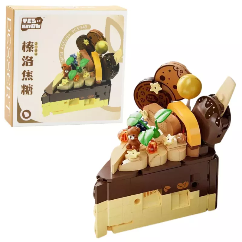 LEAN TOYS Ehitusklotsid Koogidessert Kaunistatud 292–357 tk