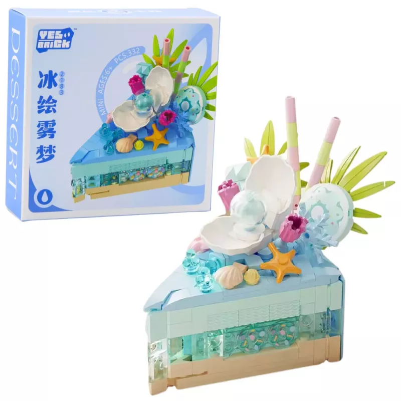 LEAN TOYS Ehitusklotsid Koogidessert Kaunistatud 292–357 tk