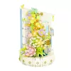 LEAN TOYS Ehitusklotsid Lillekompositsioon LED-valgustorniga 632 tk