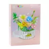 LEAN TOYS Ehitusklotsid Lillede Seade Korvis LED-tuledega 1376 tk